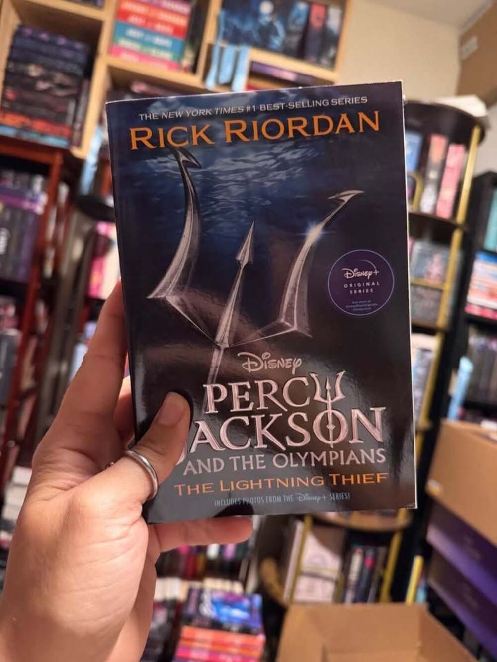 Disney Percy Jackson and Olympians Lightning Thief Book Rick Riordan